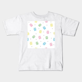 Happy colorful bears for children Kids T-Shirt